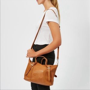 Ted Baker Olmia Knotted Handle Leather Tote Bag NEW